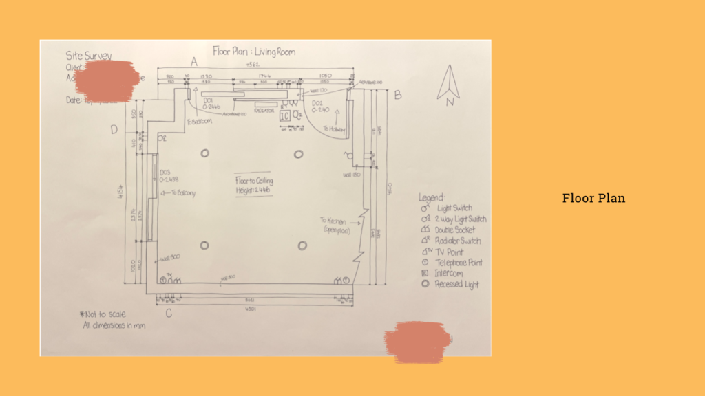 site survey floor plan