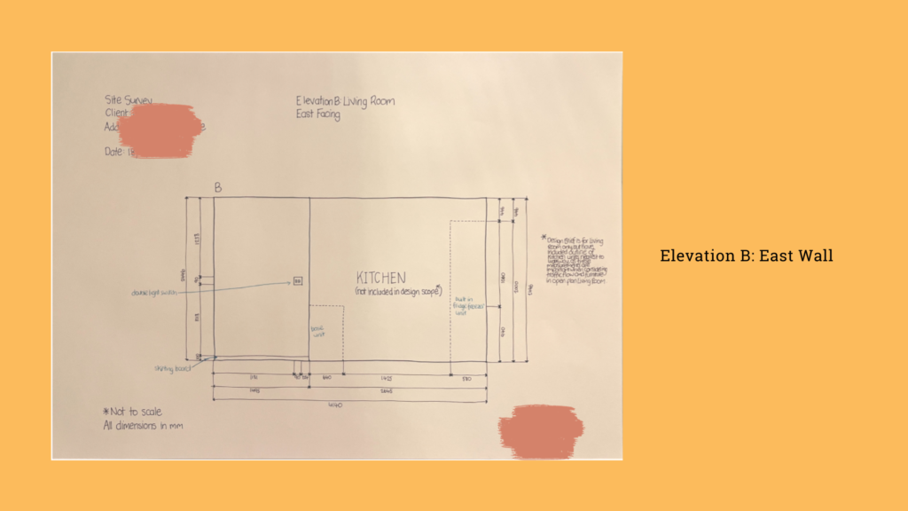 site survey elevation B