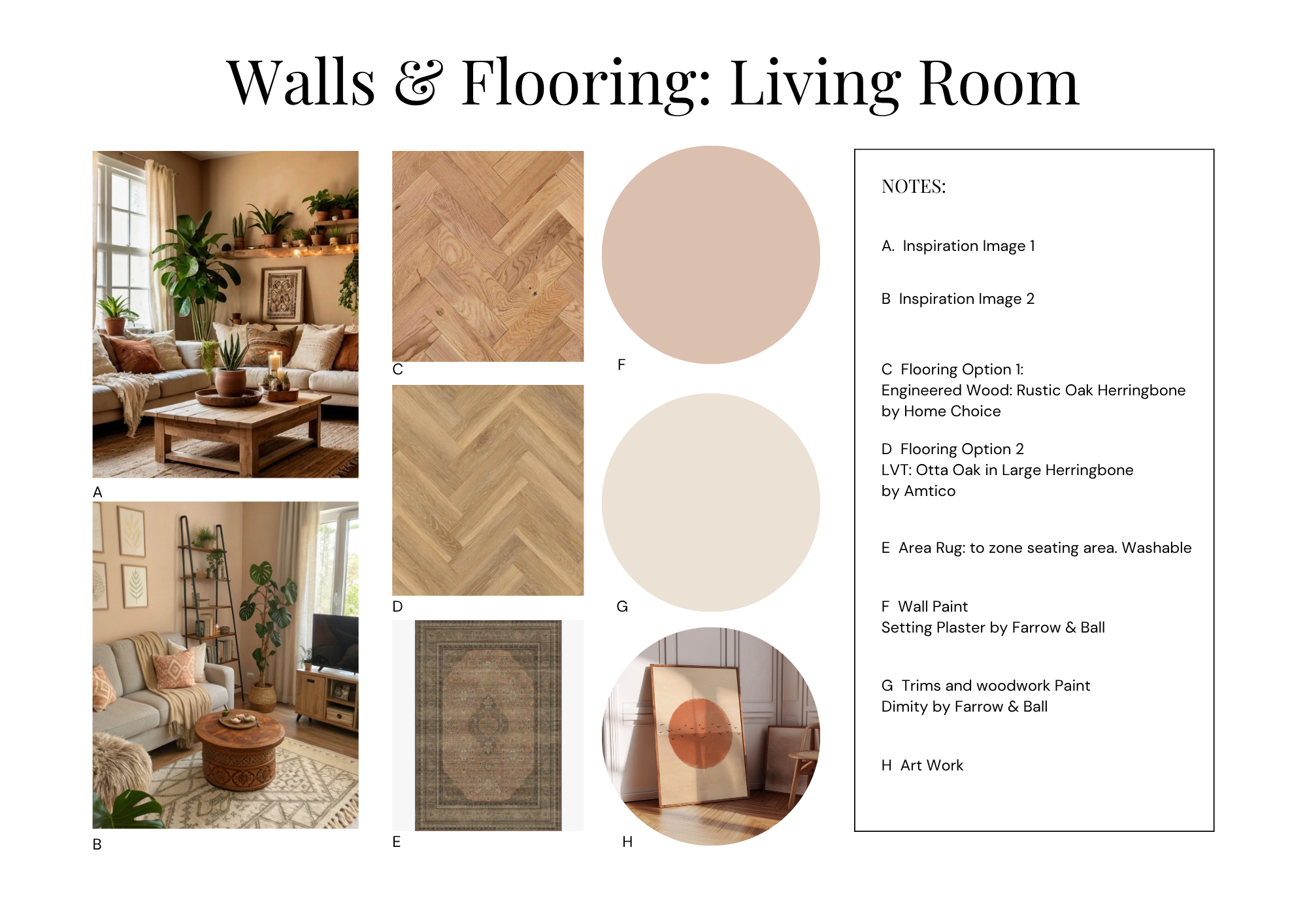 alm and cohesive living space created through online interior design service."