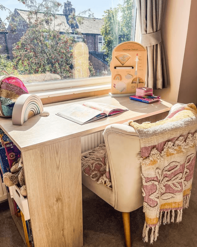 Creating the Perfect Kids’ Study Space - girl's bedroom