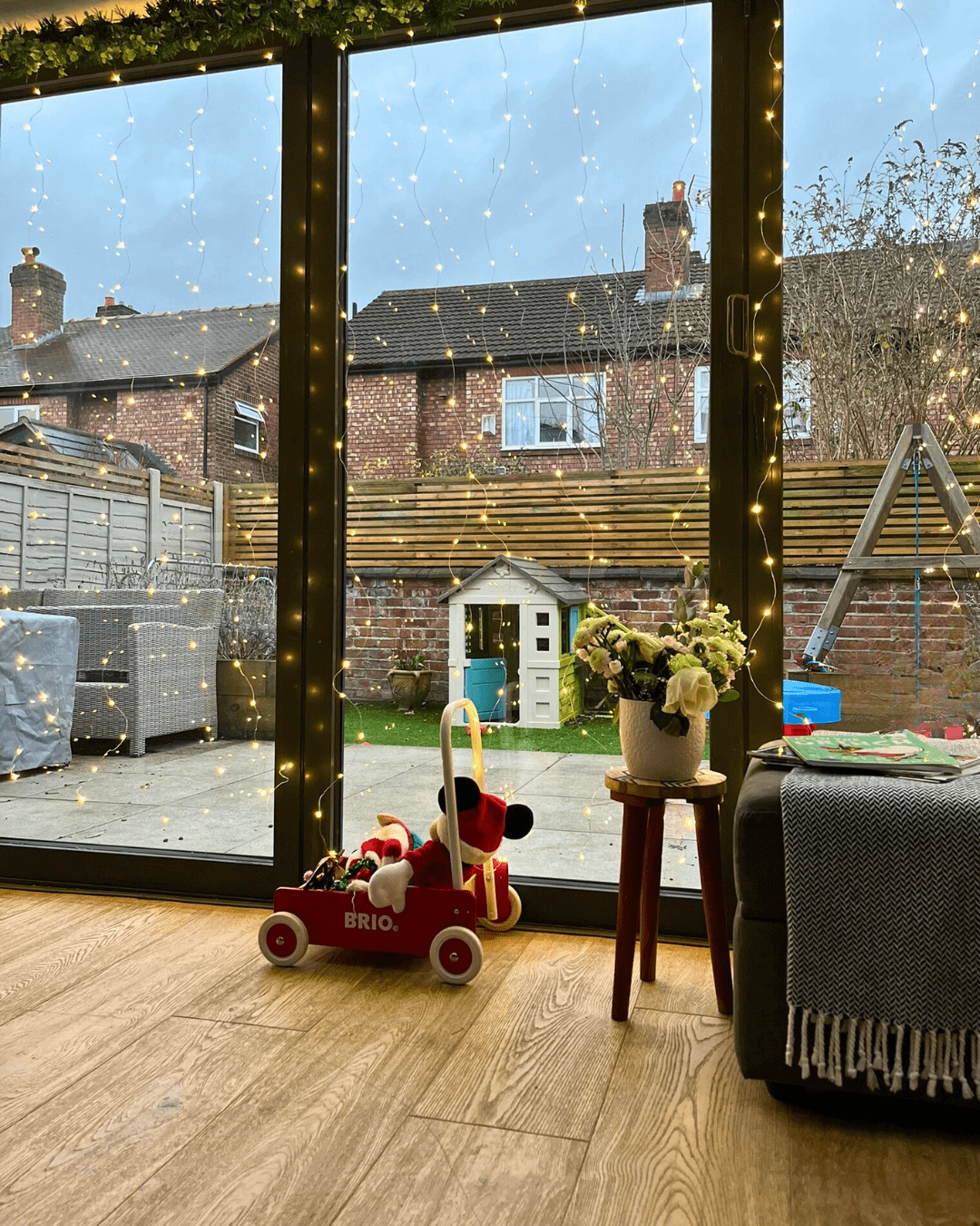 A Calm Christmas fairy lights